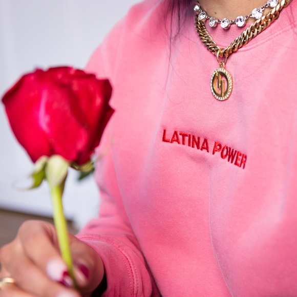Pink Latina Power Sweatsuit - Picture 3 of 7